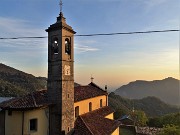 78 Rientro a Catremerio mentre il sole cala all'orizzonte